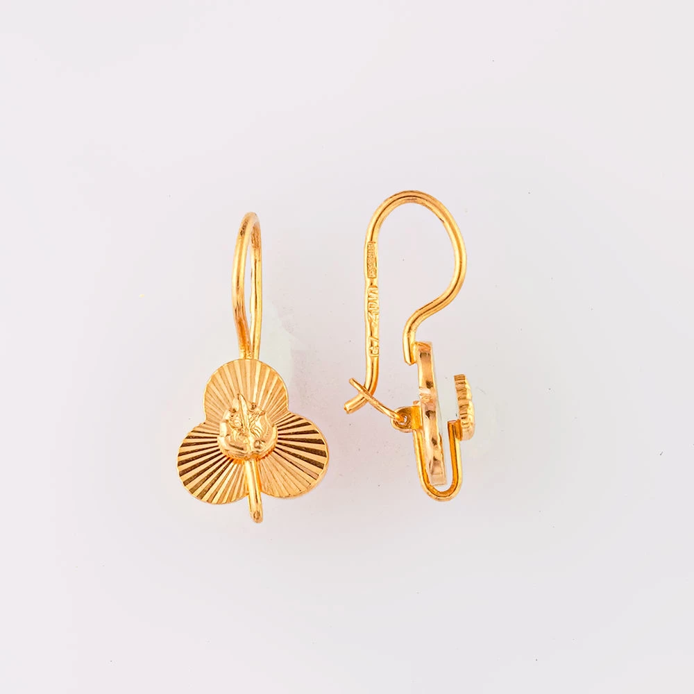 Серьги из красного золота 583 пробы