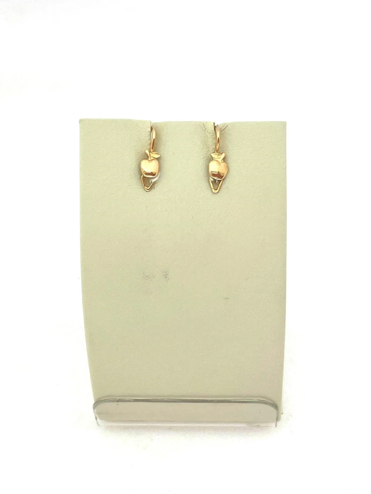 Серьги из красного золота 585 пробы