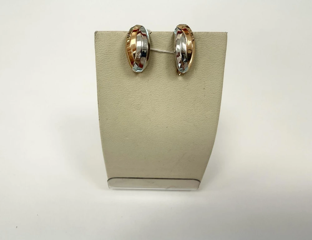 Серьги из красного золота 585 пробы