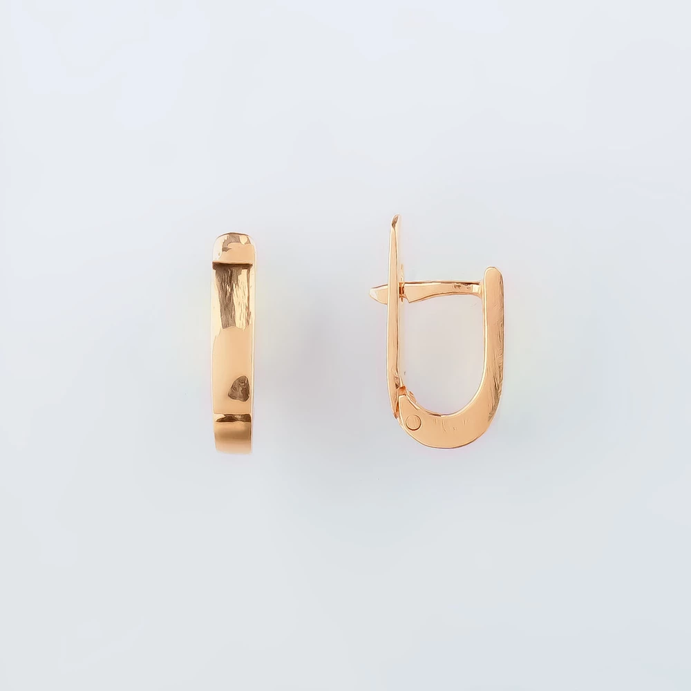 Серьги из красного золота 585 пробы