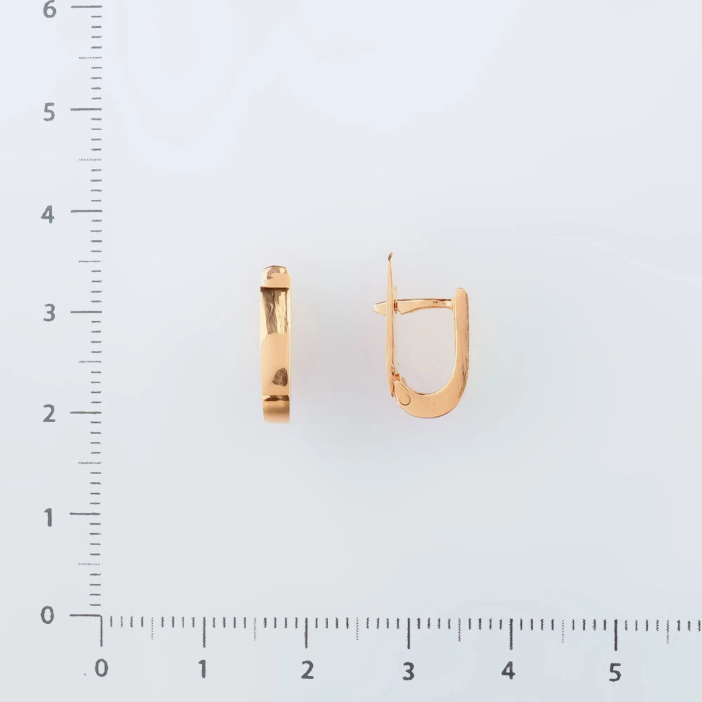 Серьги из красного золота 585 пробы