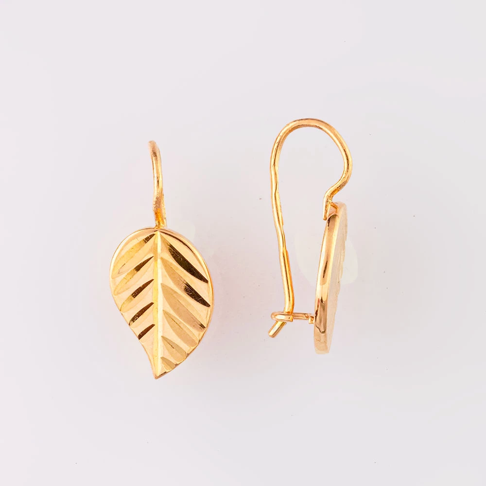 Серьги из красного золота 583 пробы