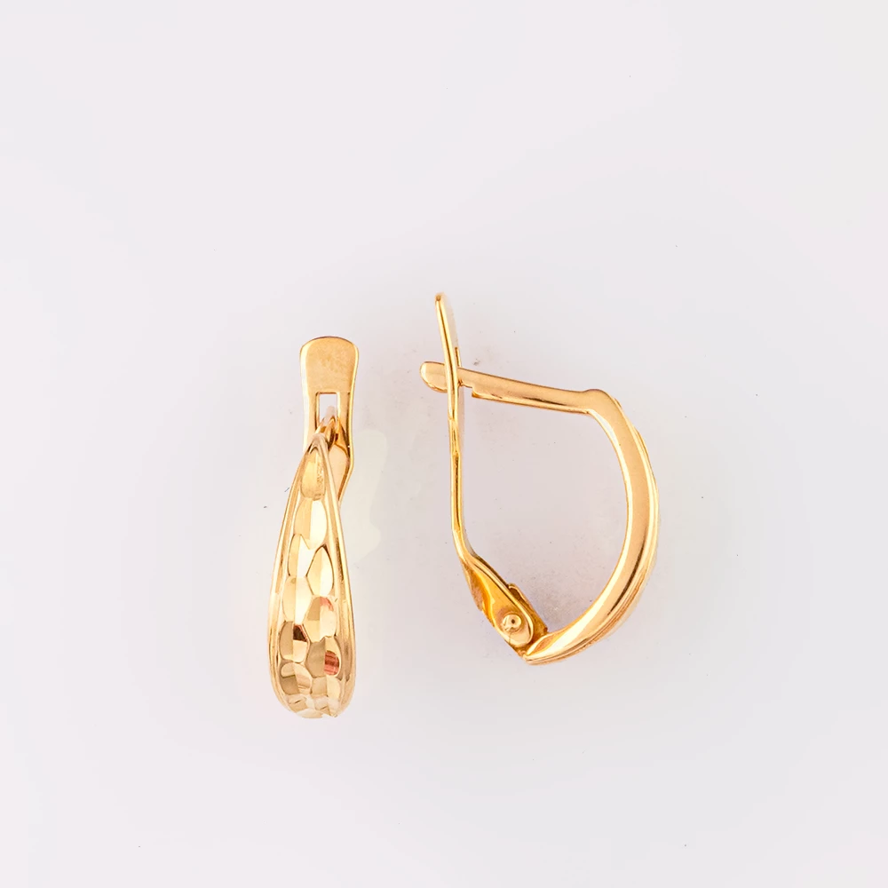 Серьги из красного золота 585 пробы
