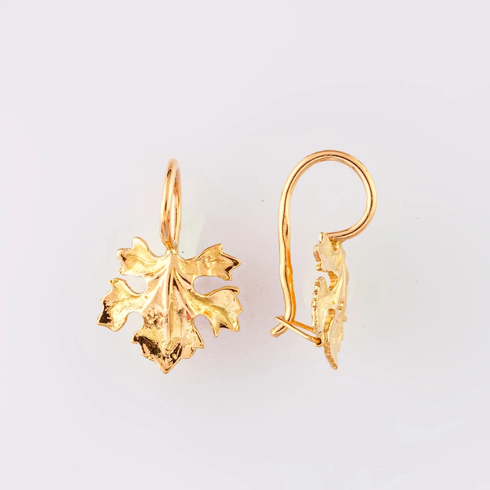 Серьги из красного золота 583 пробы