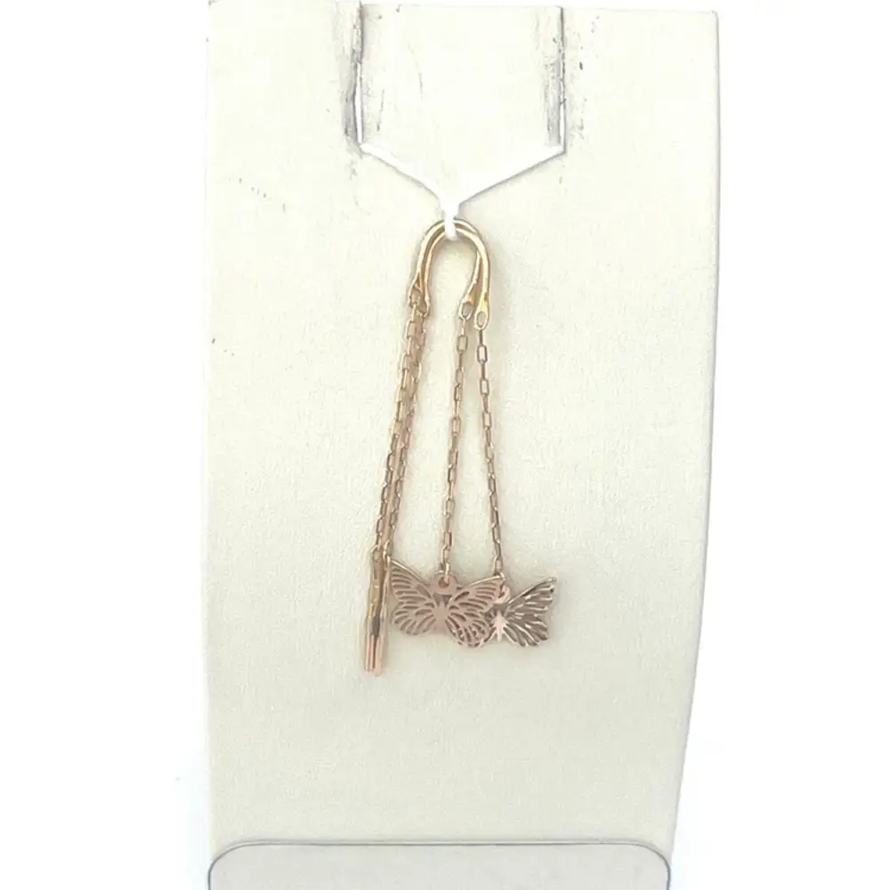 Серьги из красного золота 585 пробы