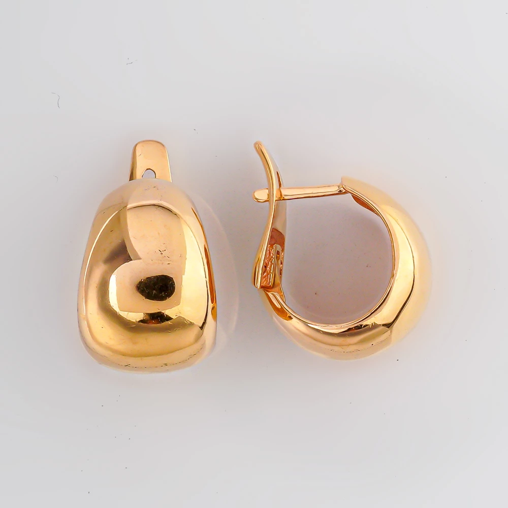 Серьги из красного золота 585 пробы