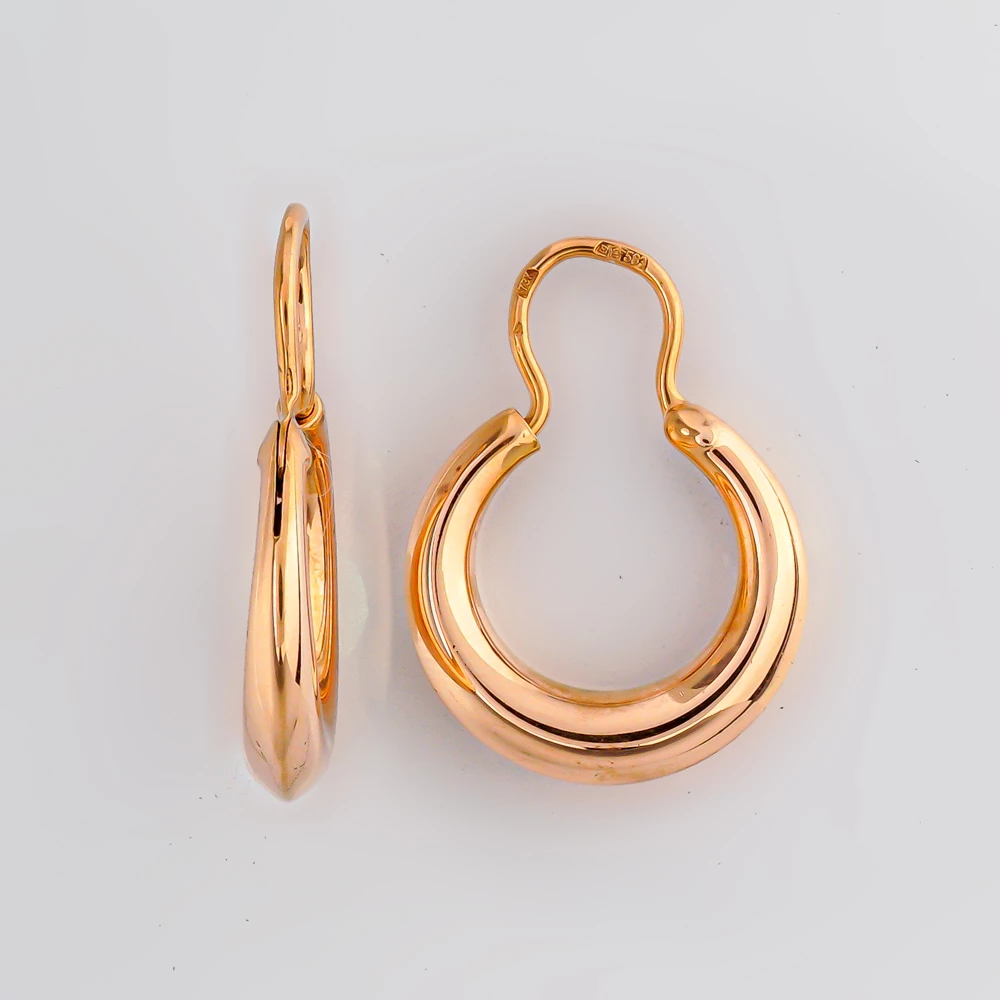 Серьги из красного золота 583 пробы