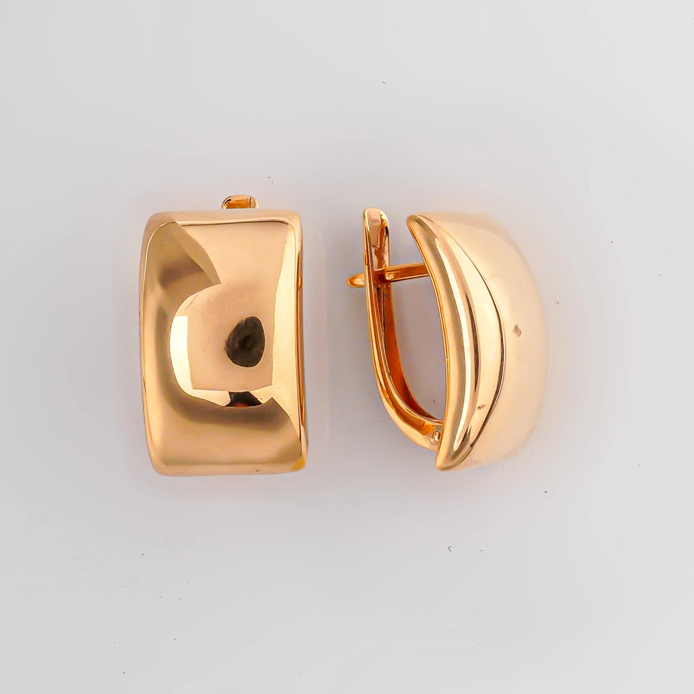 Серьги из красного золота 585 пробы