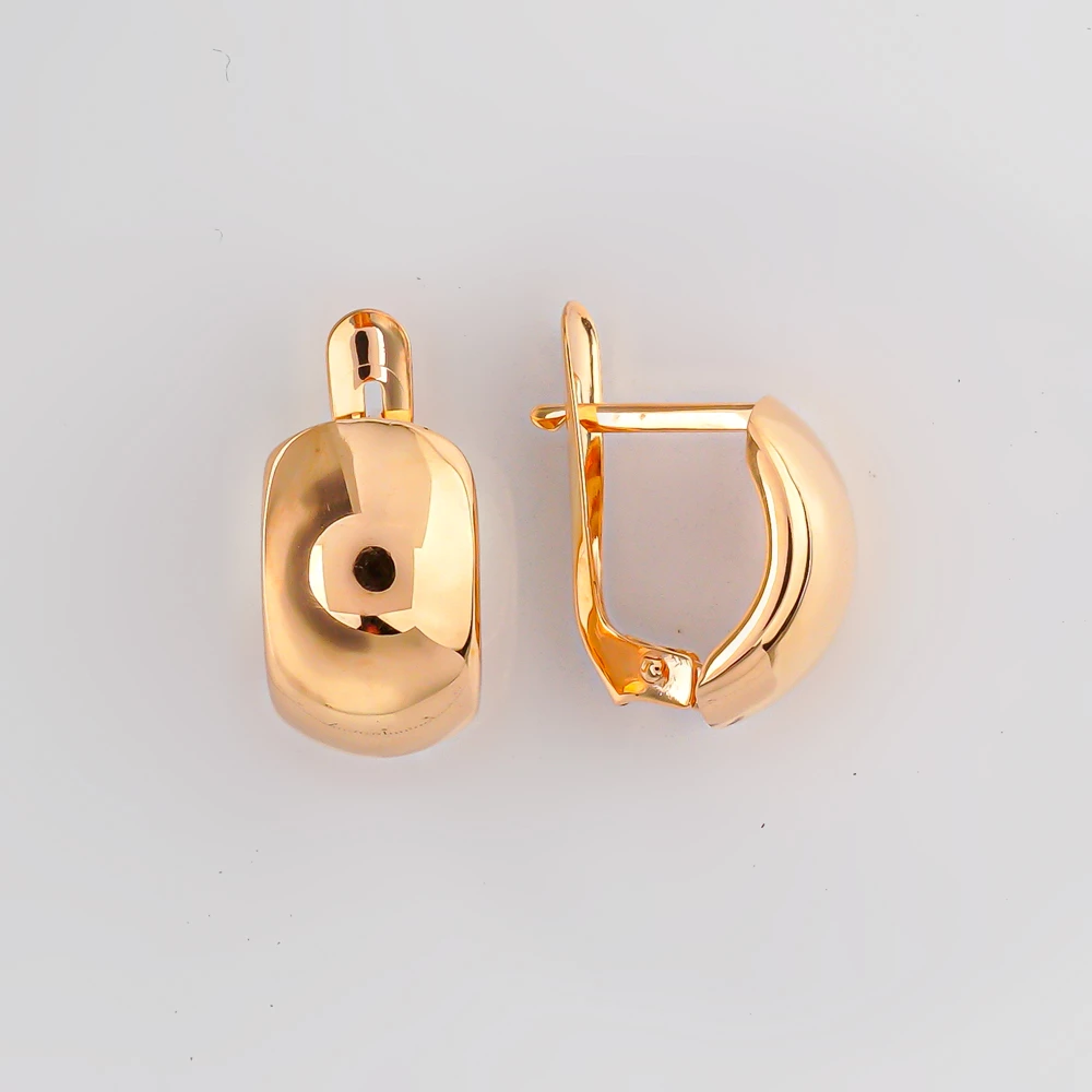 Серьги из красного золота 585 пробы