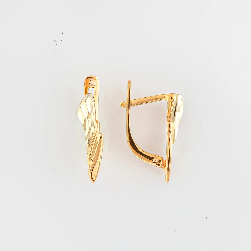 Серьги из красного золота 585 пробы