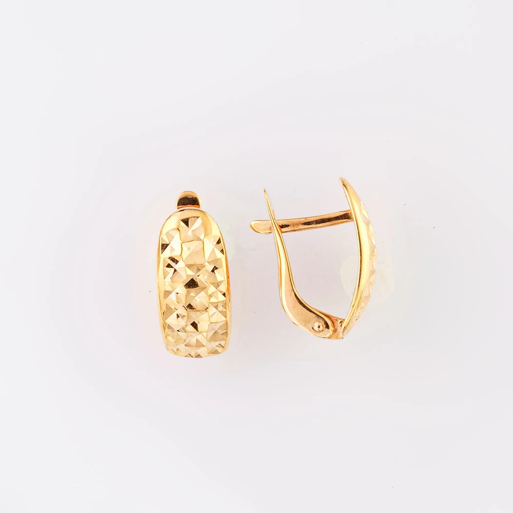 Серьги из красного золота 585 пробы