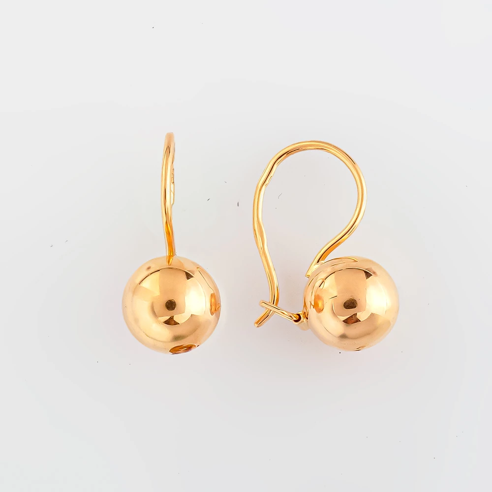 Серьги из красного золота 583 пробы