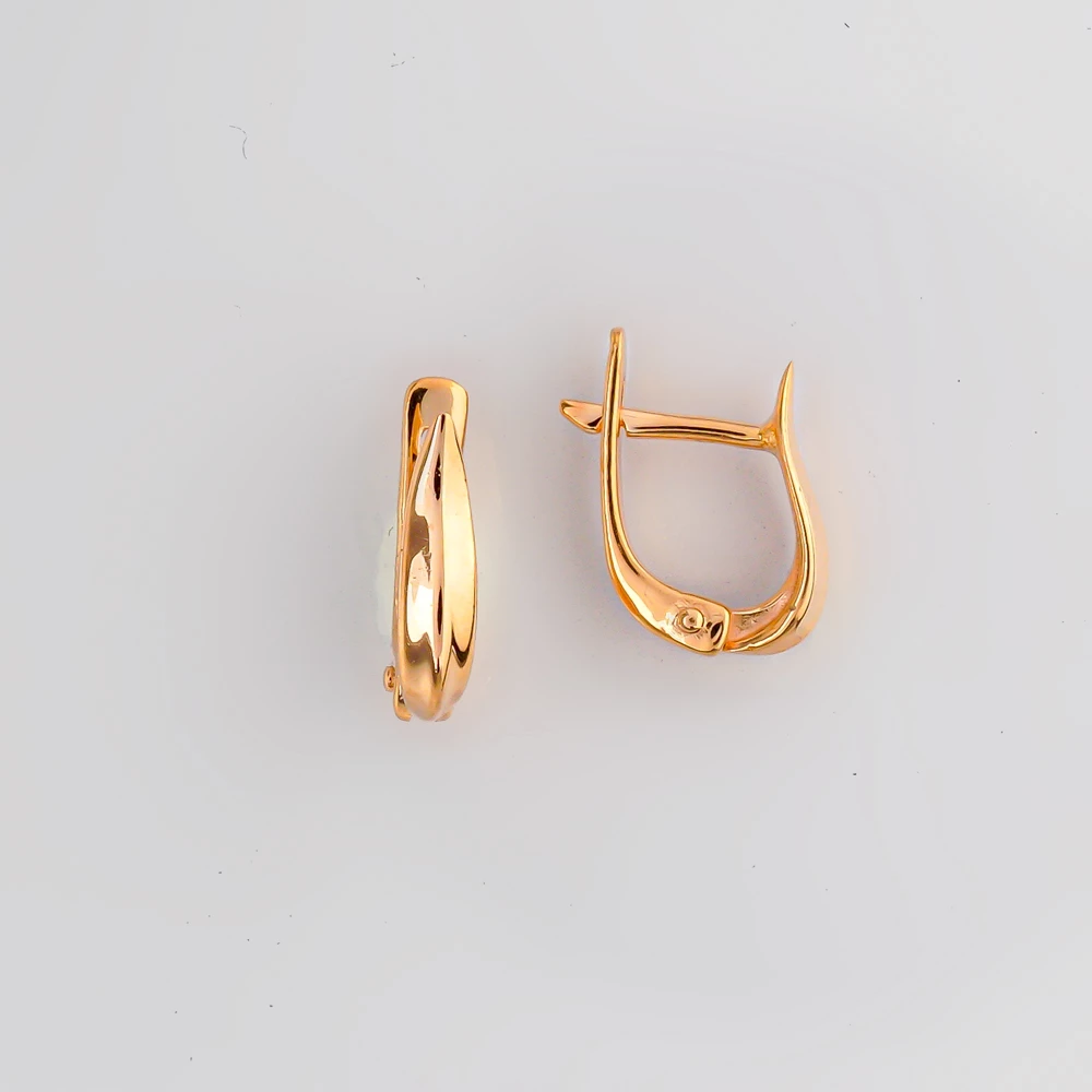 Серьги из красного золота 585 пробы