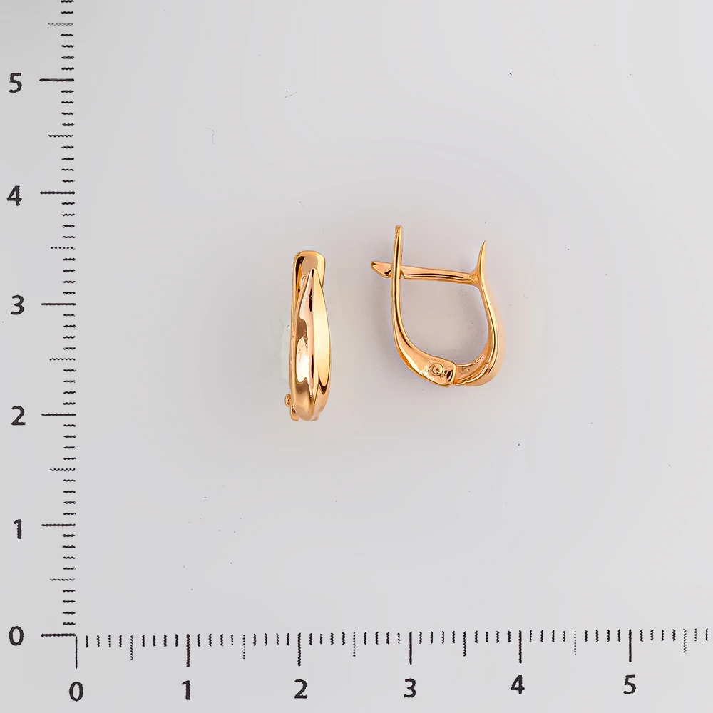 Серьги из красного золота 585 пробы