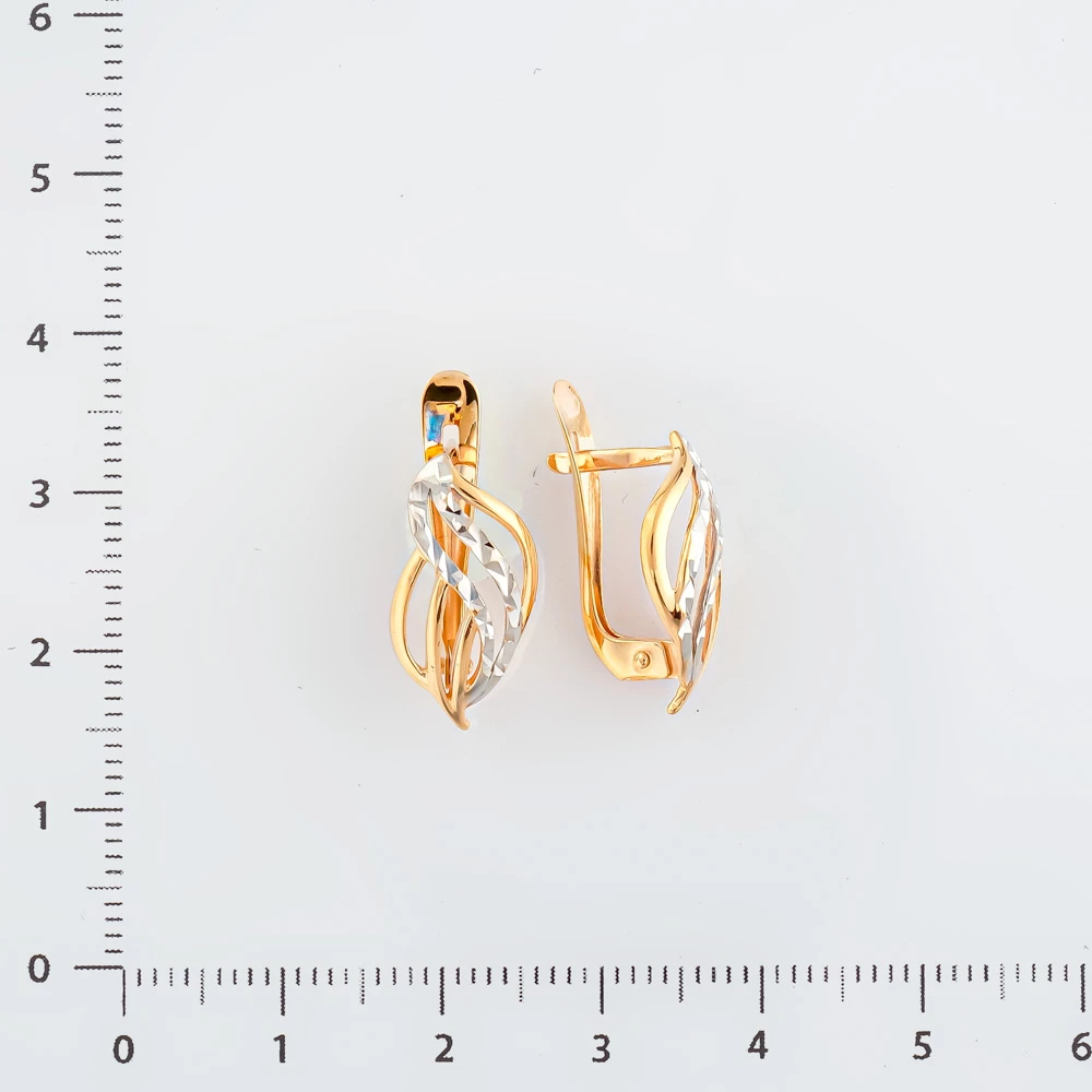 Серьги из белого золота 585 пробы