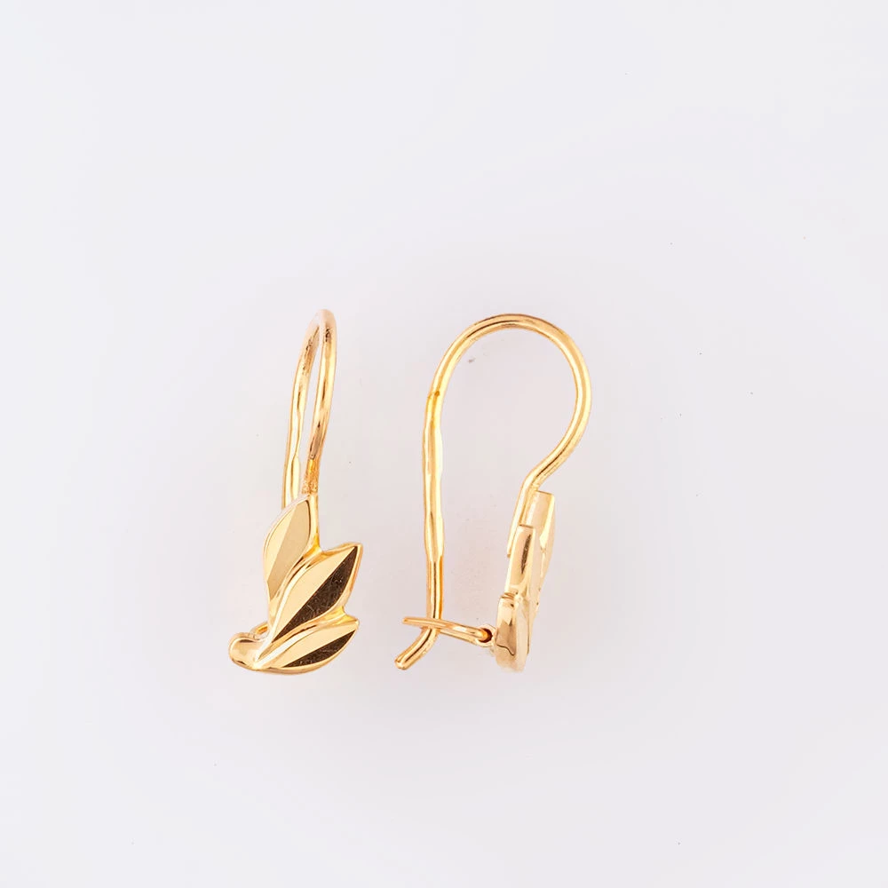 Серьги из красного золота 585 пробы