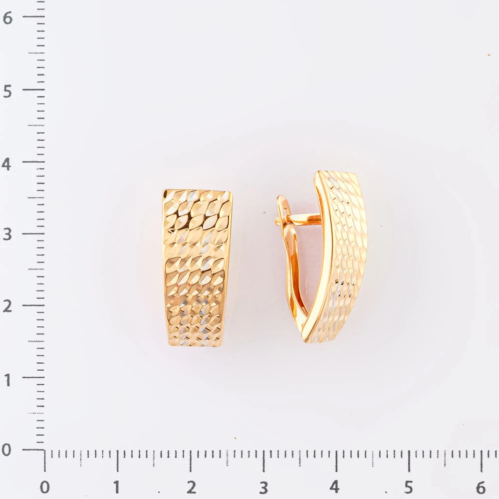 Серьги из красного золота 585 пробы
