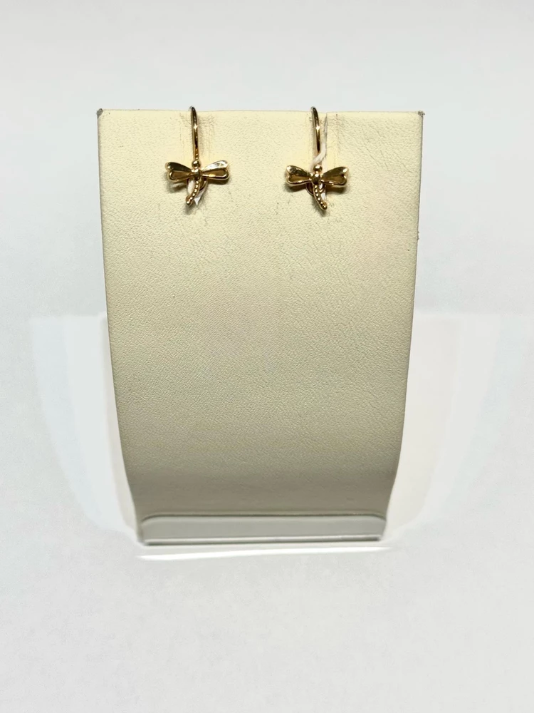 Серьги из красного золота 585 пробы