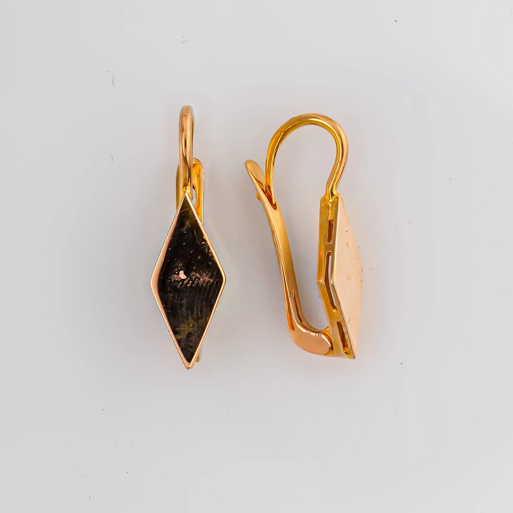 Серьги из красного золота 583 пробы
