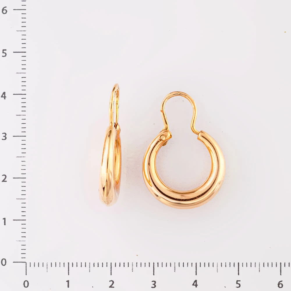 Серьги из красного золота 583 пробы