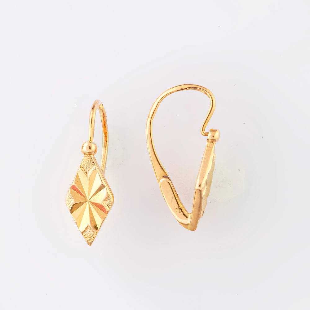 Серьги из красного золота 583 пробы