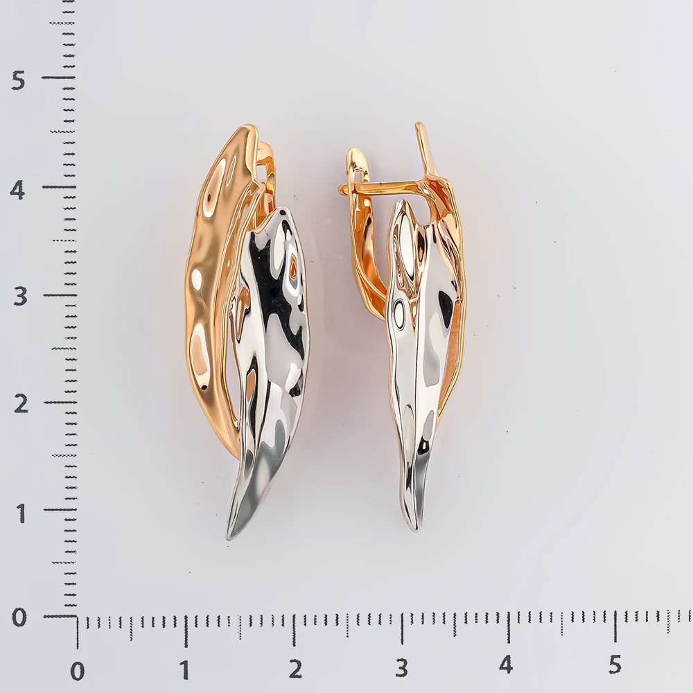 Серьги из красного золота 585 пробы