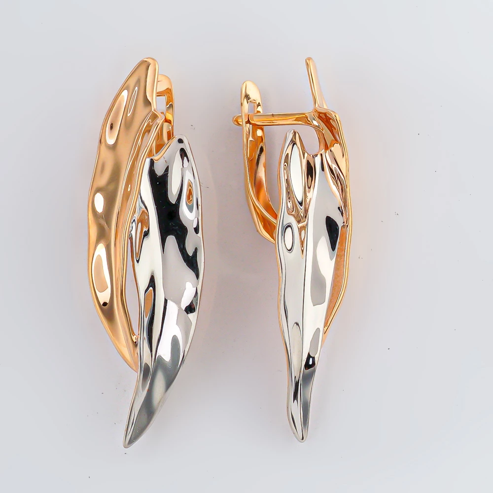 Серьги из красного золота 585 пробы