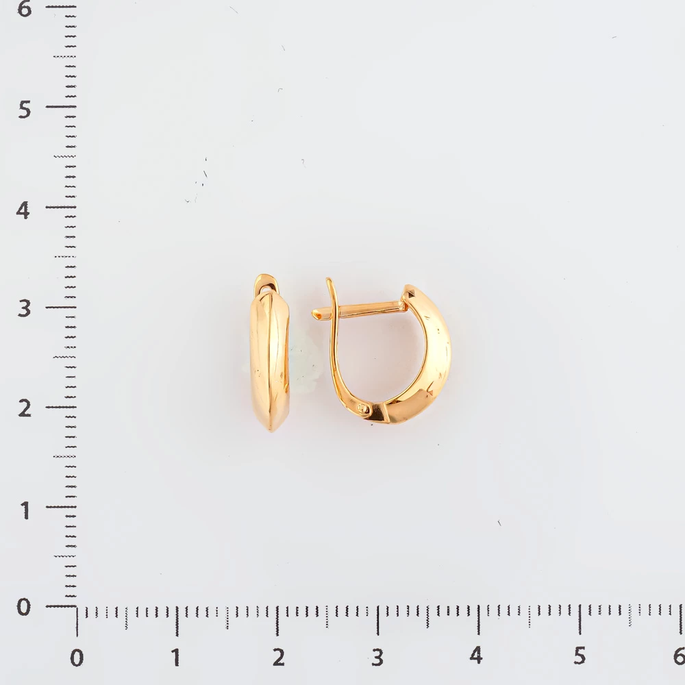 Серьги из красного золота 585 пробы