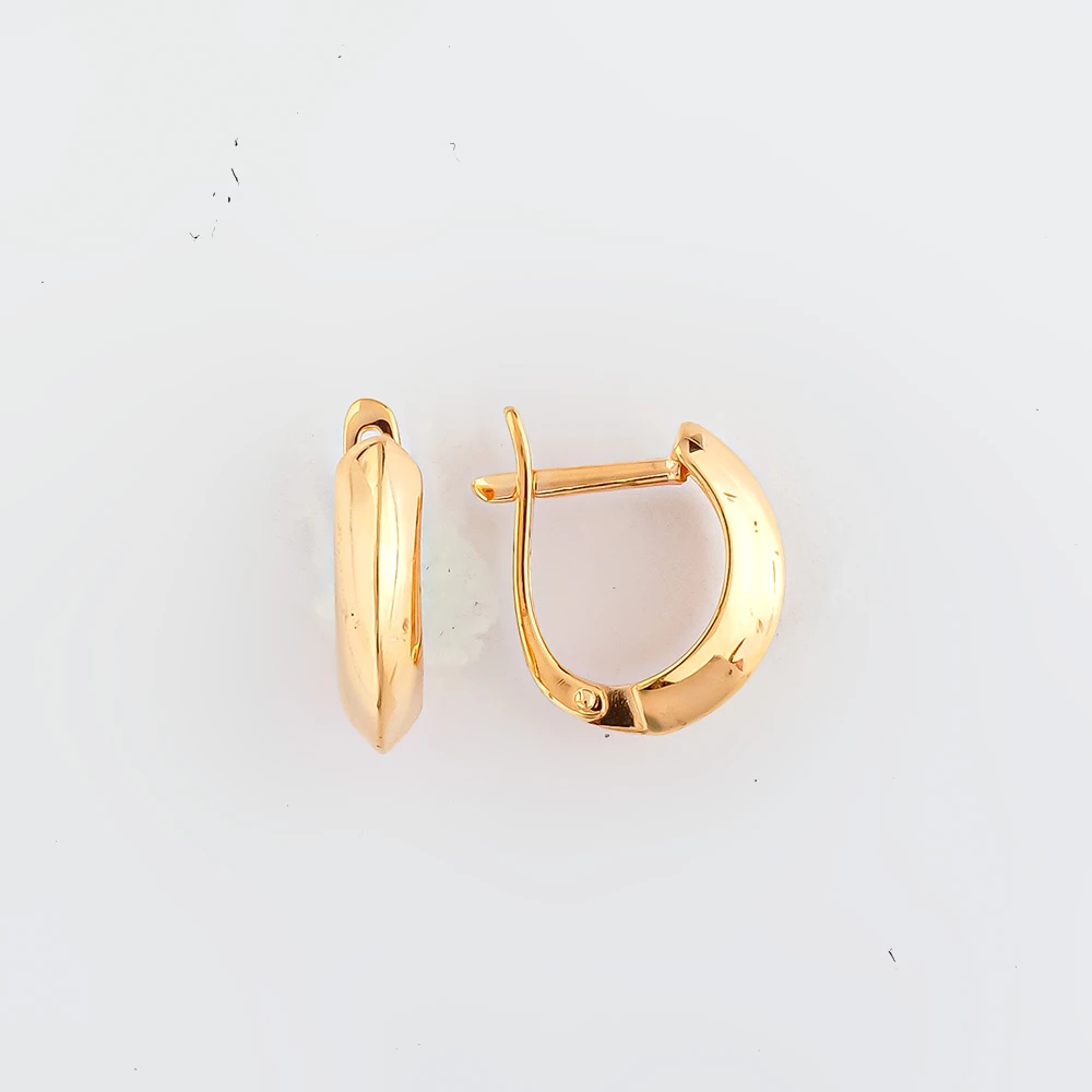 Серьги из красного золота 585 пробы