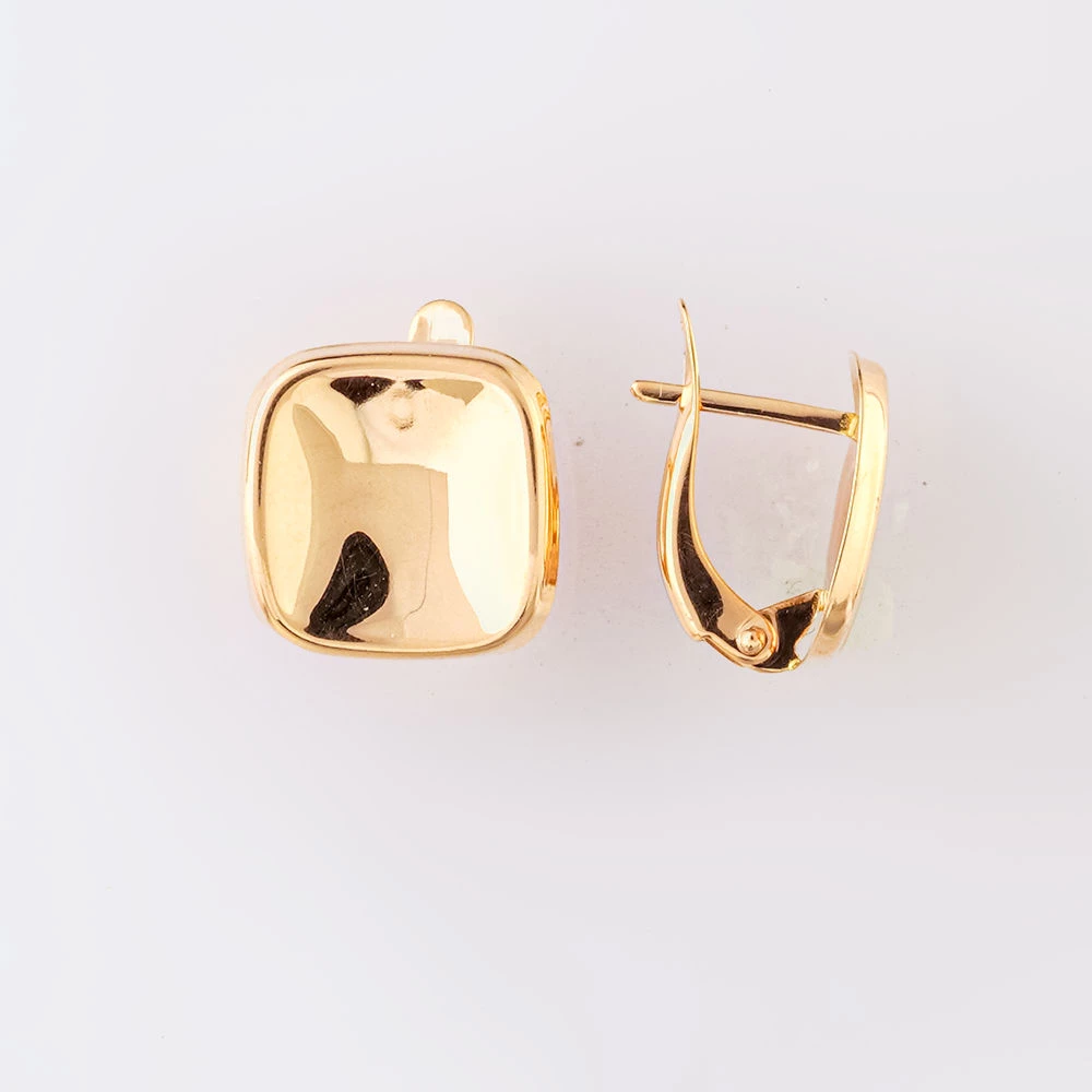 Серьги из красного золота 585 пробы