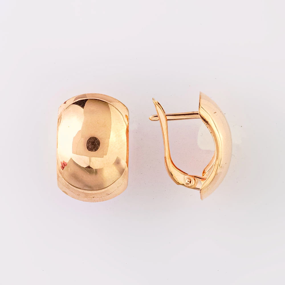 Серьги из красного золота 585 пробы
