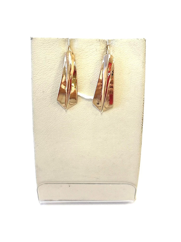 Серьги из красного золота 585 пробы