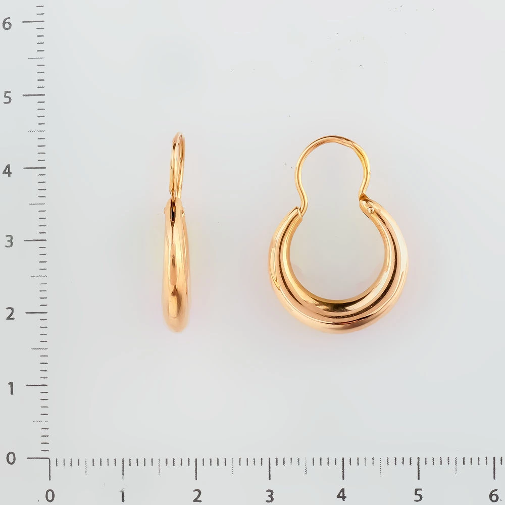 Серьги из красного золота 583 пробы