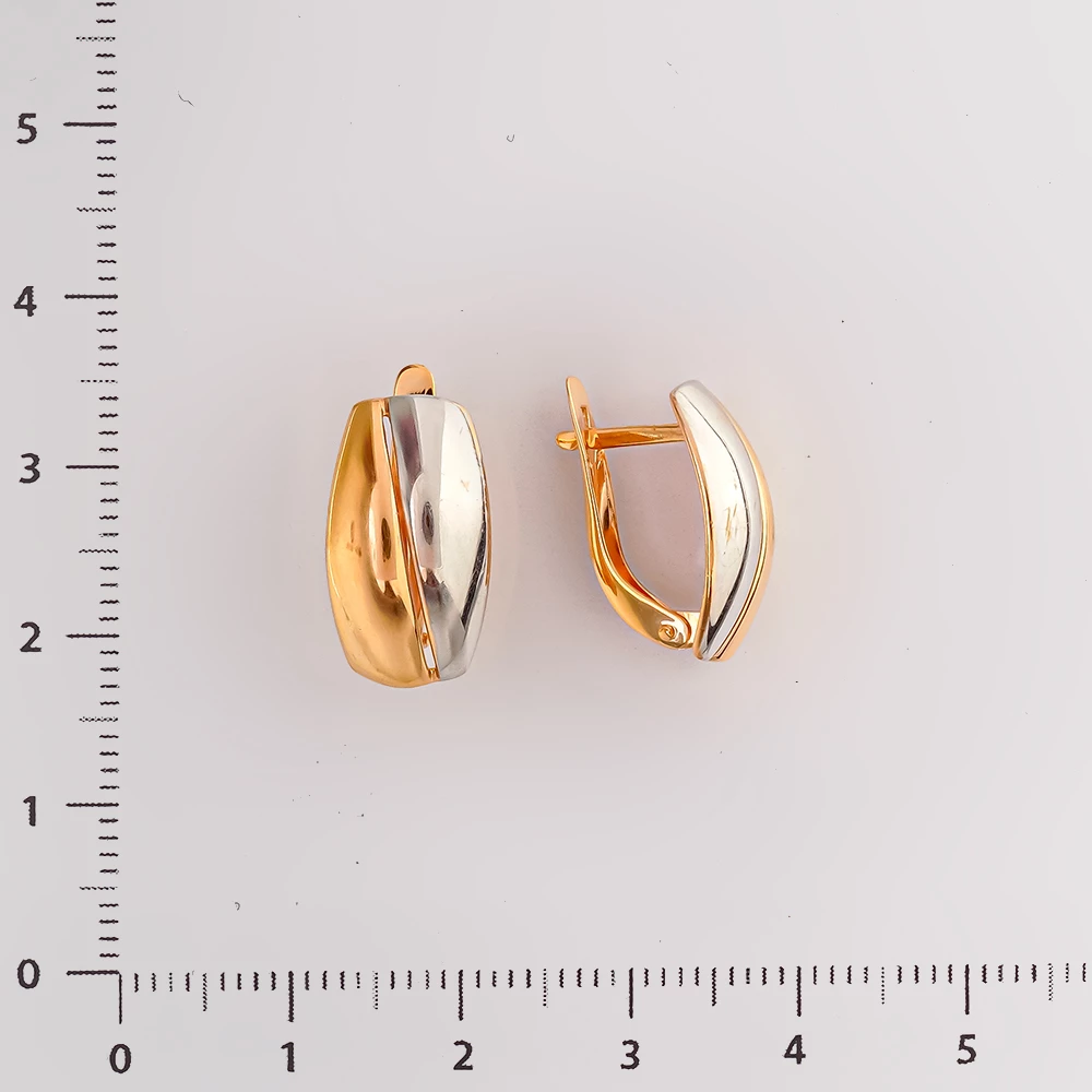 Серьги из красного золота 585 пробы