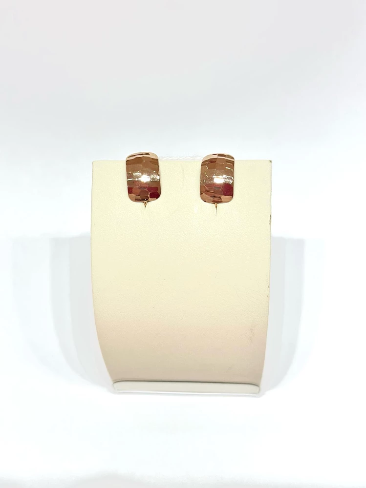 Серьги из красного золота 585 пробы