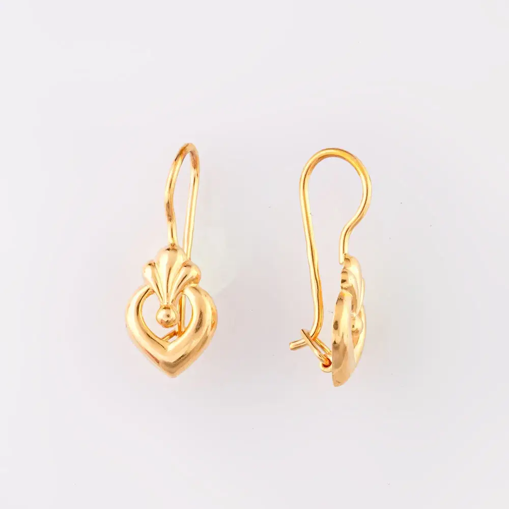 Серьги из красного золота 585 пробы