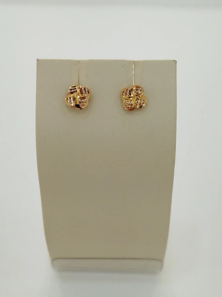 Серьги из красного золота 585 пробы