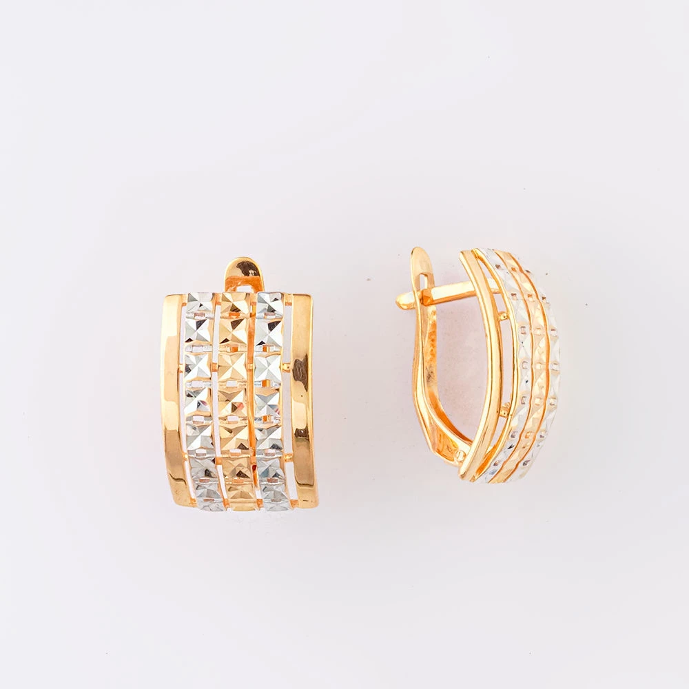 Серьги из красного золота 585 пробы