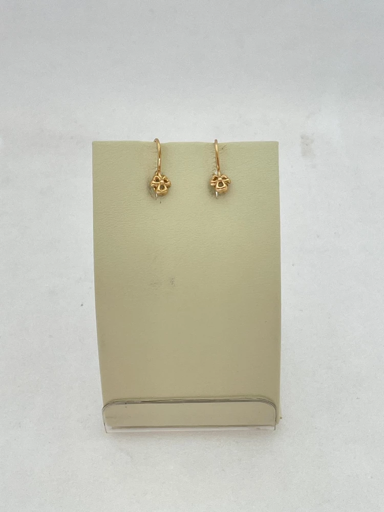 Серьги из красного золота 585 пробы