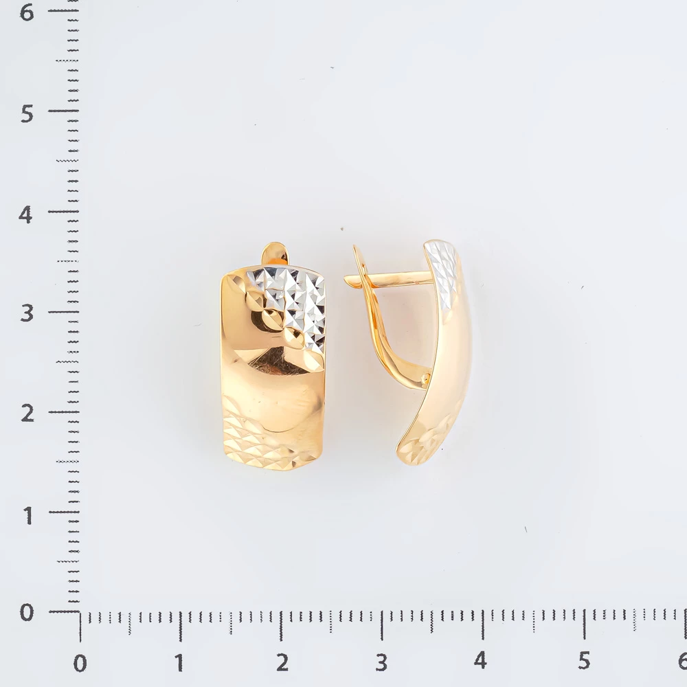 Серьги из красного золота 585 пробы