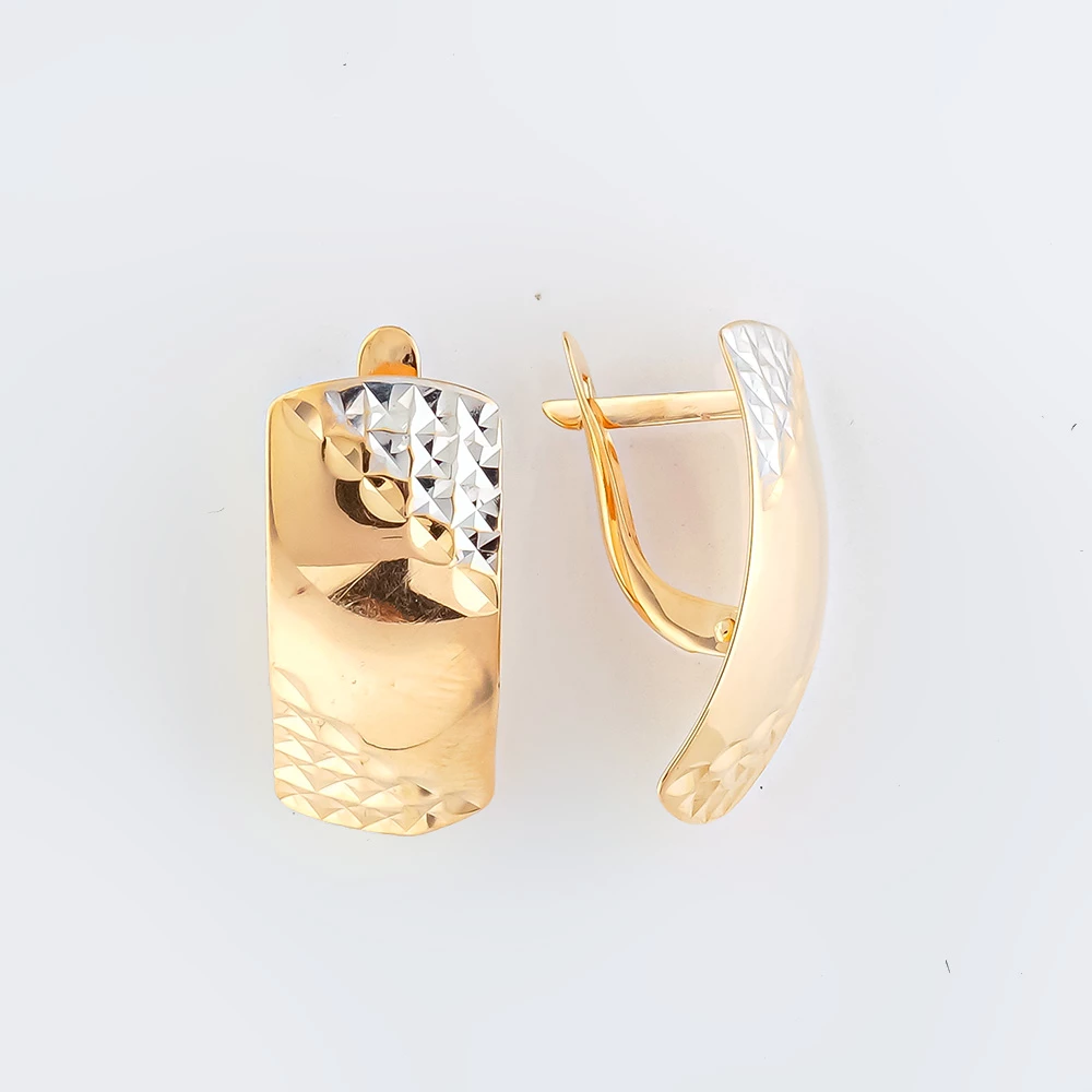 Серьги из красного золота 585 пробы
