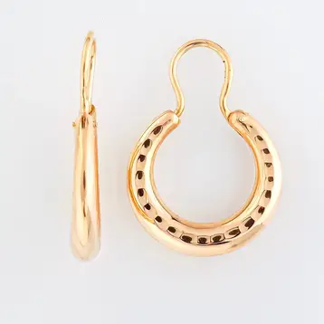 Серьги из красного золота 585 пробы
