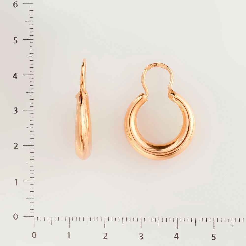 Серьги из красного золота 583 пробы