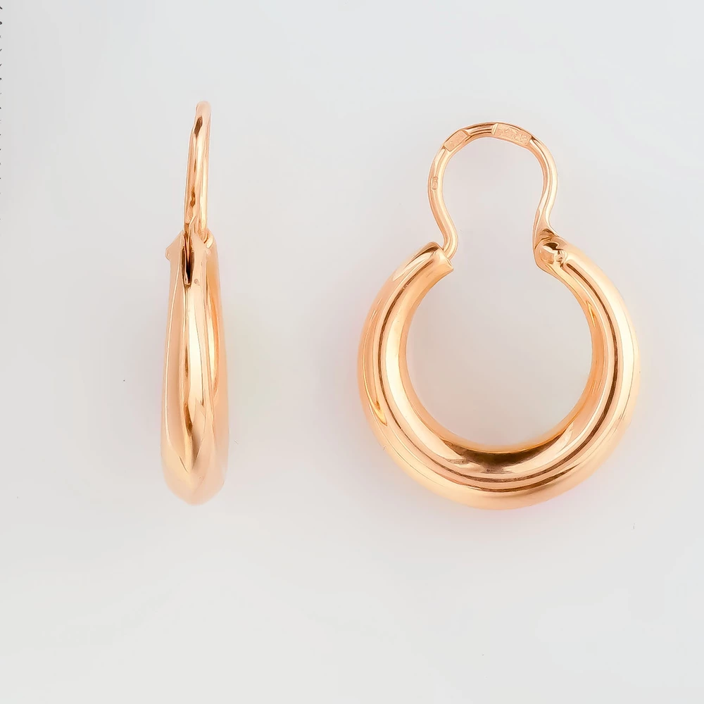 Серьги из красного золота 583 пробы