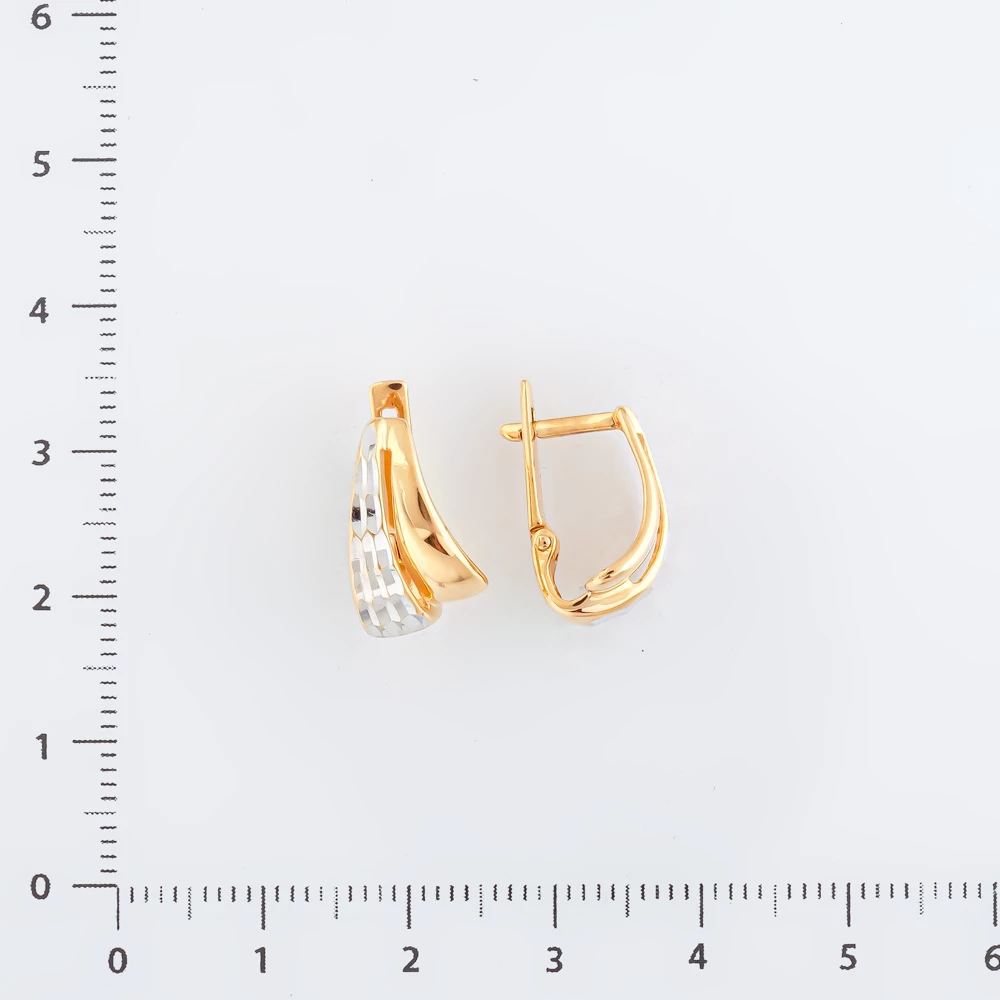 Серьги из красного золота 585 пробы