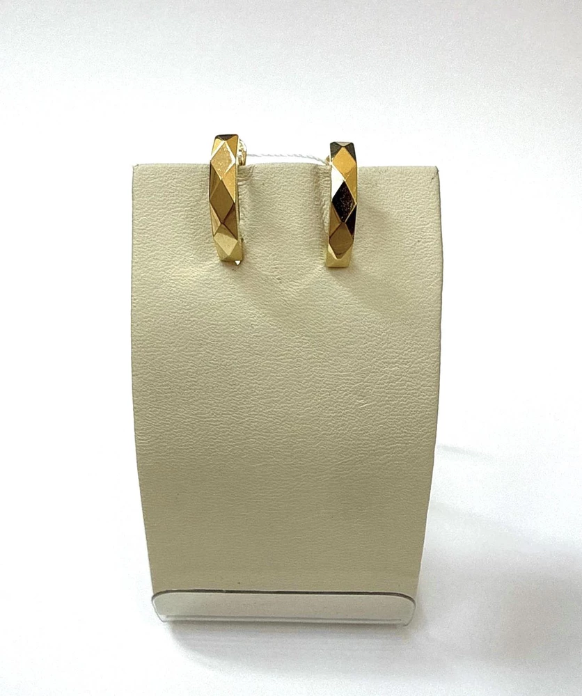 Серьги из желтого золота 585 пробы