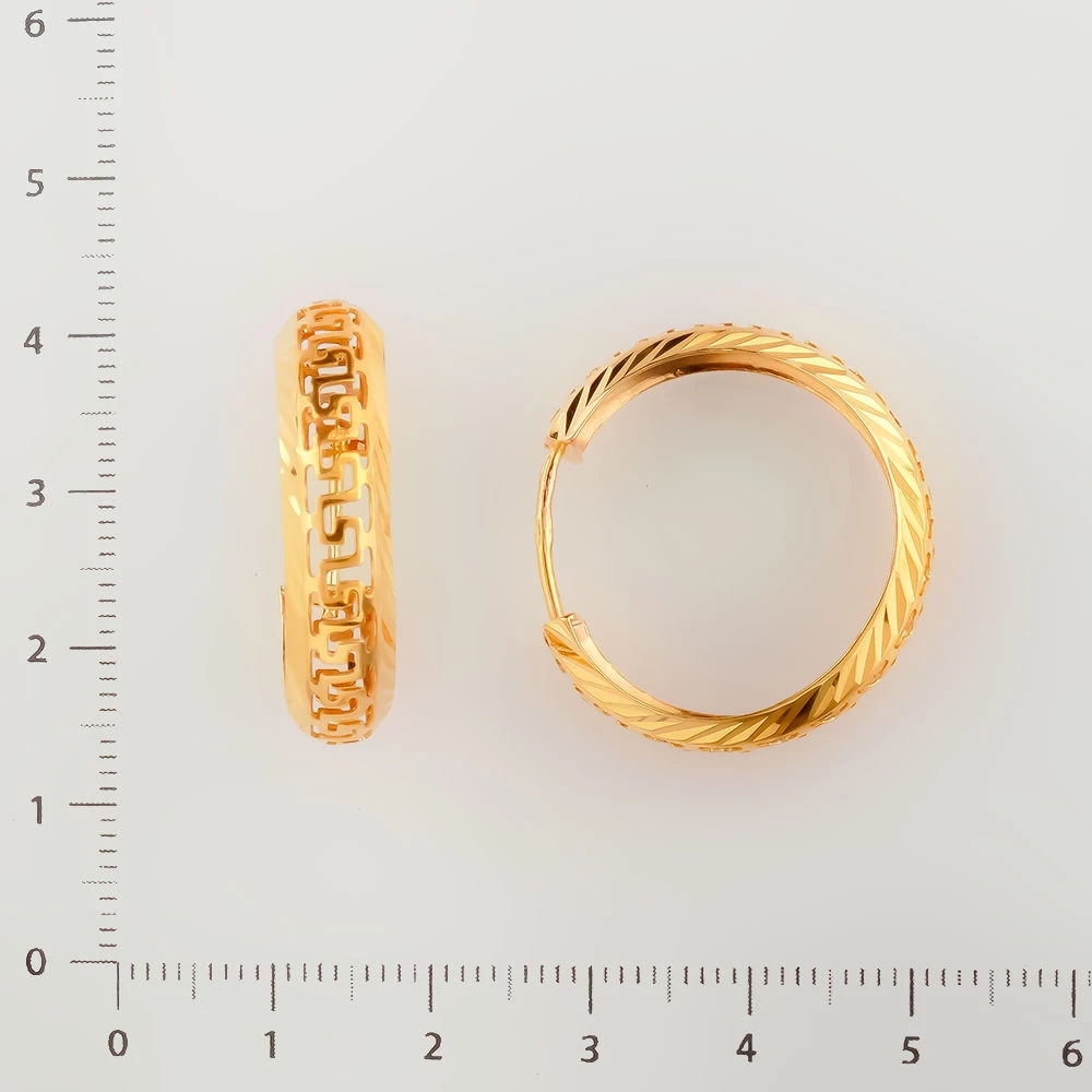 Серьги из красного золота 585 пробы
