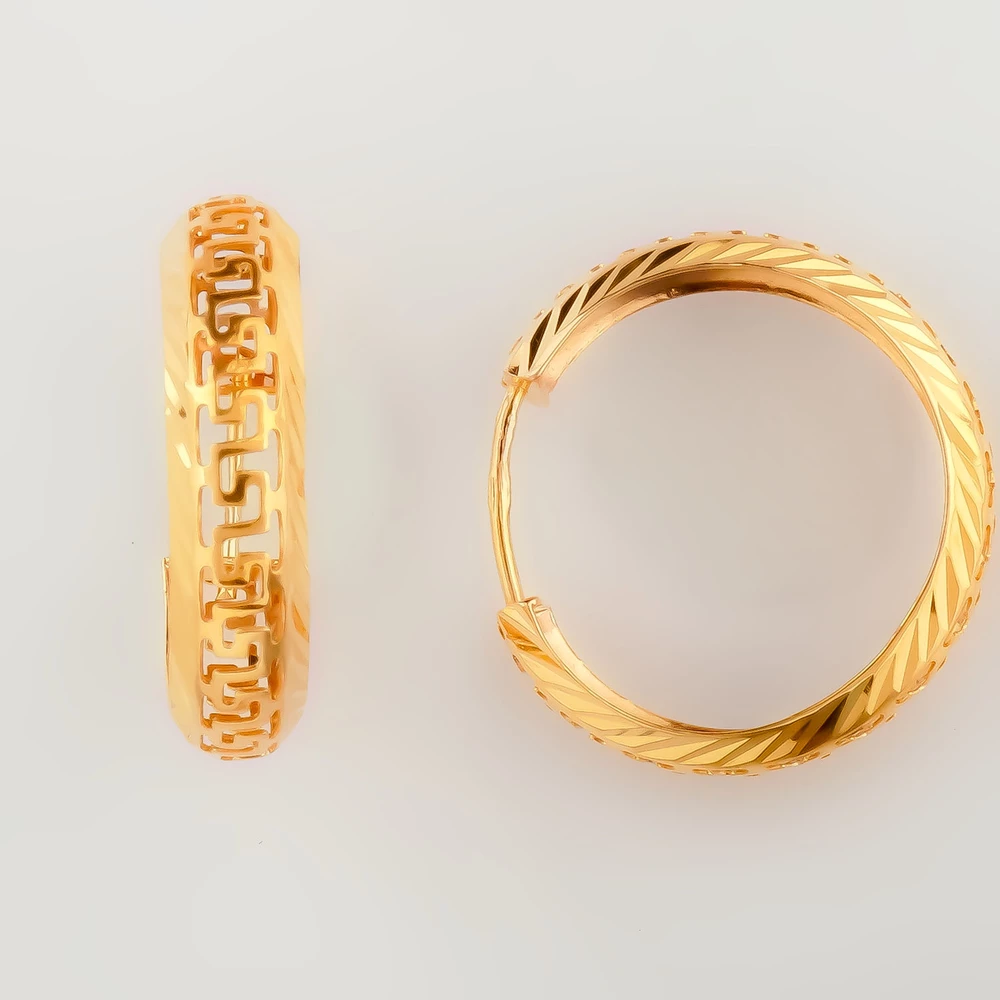 Серьги из красного золота 585 пробы