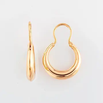 Серьги из красного золота 585 пробы