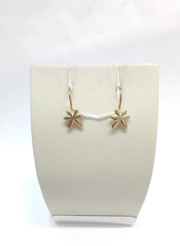 Серьги из красного золота 583 пробы